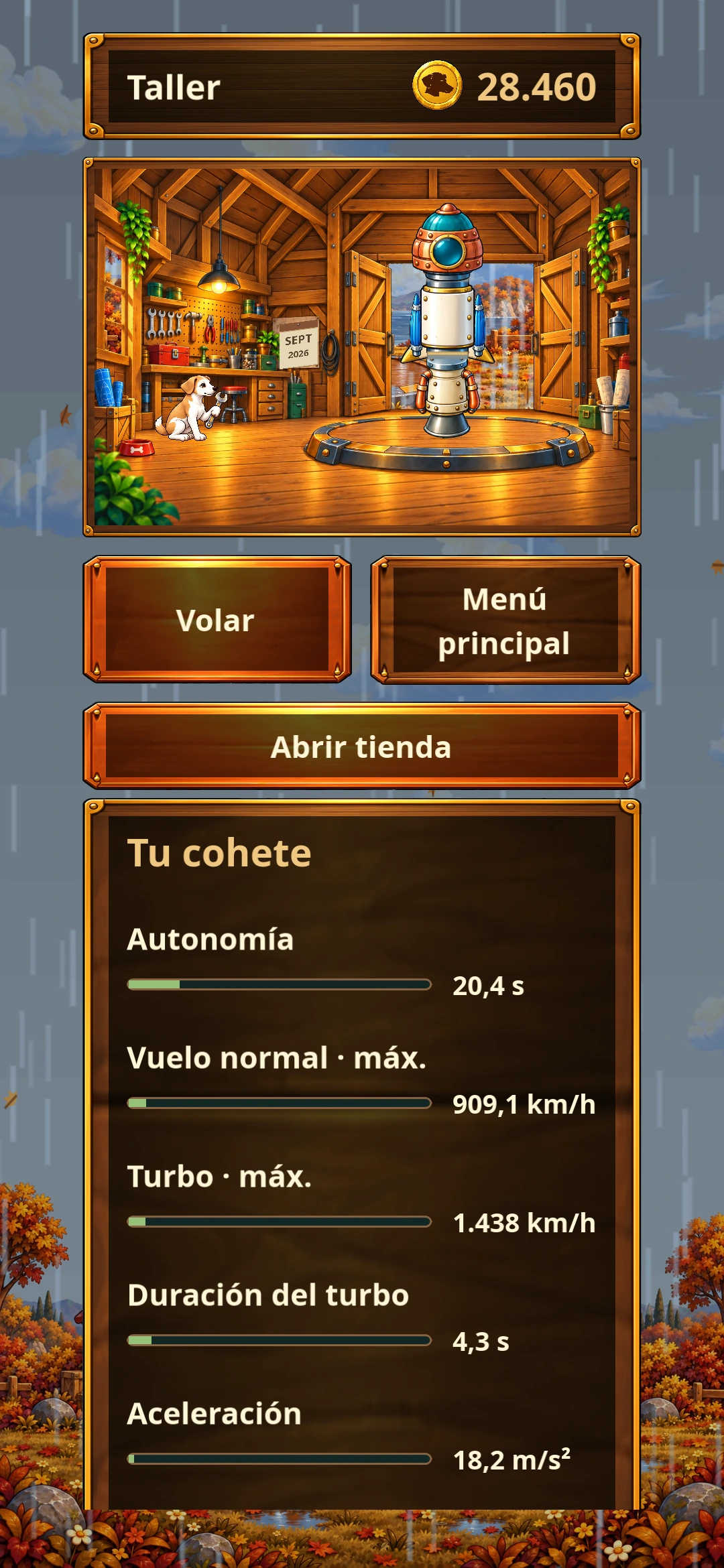 Pico Rocketdog – Taller del cohete inicial