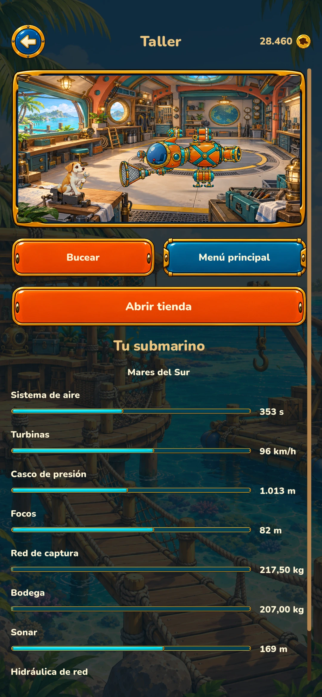Pico the Diver – Taller de los Mares del Sur