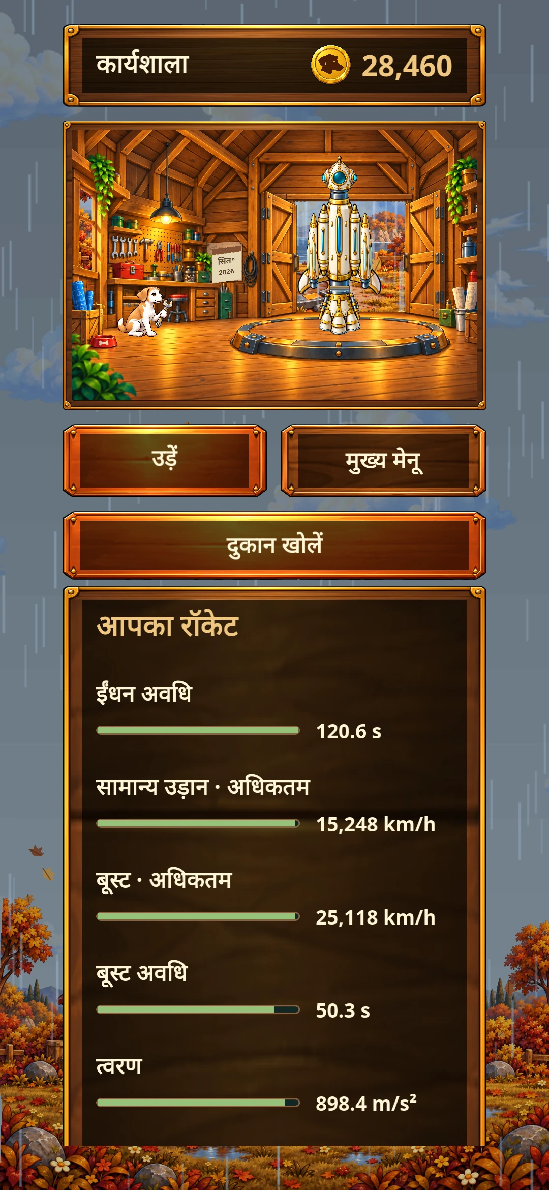 Pico Rocketdog – वर्कशॉप और अपग्रेड